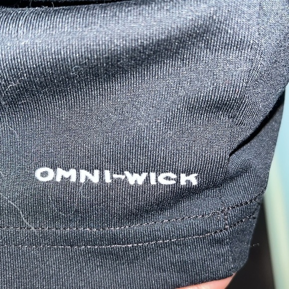 Columbia medium black Omni-wick cotton blend wicking fabric outdoor essential. - Picture 4 of 7